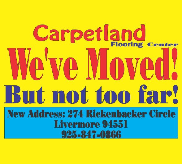 We've moved